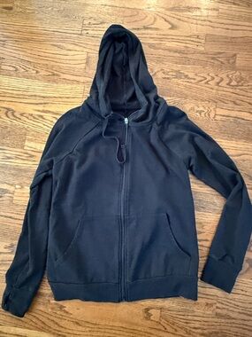 Fabletics Black Full-Zip Hoodie